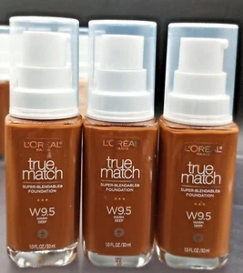(3 Pack) L'Oreal True Match Super Blendable Liquid Foundation Makeup Vegan #W9.5 - Picture 1 of 3