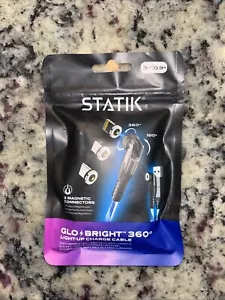 Statik GloBright 360 Magnetic Charging Cable, Charging Cable, Magnetic USB C - Picture 1 of 2