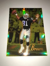 1995 SELECT CERTIFIED EDITION MIRROR GOLD #18 - TIM BROWN (HOF) Raiders