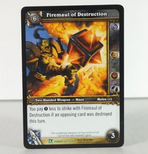 Firemaul of Destruction - Fields of Honor - 172/208 - WoW TCG - Poco común - Imagen 1 de 15