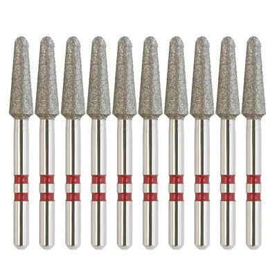 Diamond Burs Zirconia Adjustment Z856/025F Round End Taper Fine FG Friction Grip - Image 1 of 4