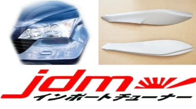 For Honda CR-V Crv Eyebrows Eyelids Headlight Cover Eyelash Abs Plastic 2007-11 - Image 1 of 4