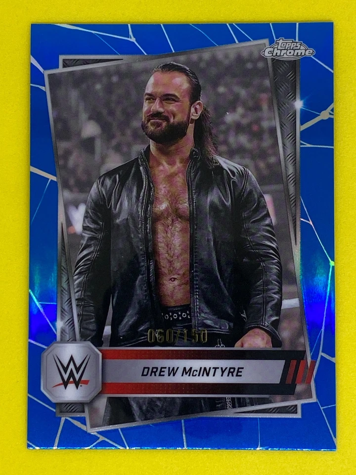 Drew McIntyre WWE Topps Chrome 2025 Numbered Parallel /150 Wrestling Card - Image 1 of 1