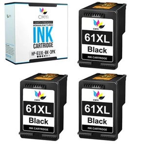 3PK CMYi Kompatybilny z czarnym atramentem 61XL do HP DeskJet 1512 1513 1514 2000 - Zdjęcie 1 z 7