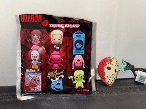 Monogram WB Horror Friday The 13th Jason Knifed Mask Chase Clip Keychain - Picture 1 of 1