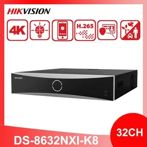 Hikvision 32CH POE 4K NVR 32 Channel 12MP Plug&Play DS-DS-8632NXI-K8 Security - Picture 1 of 3