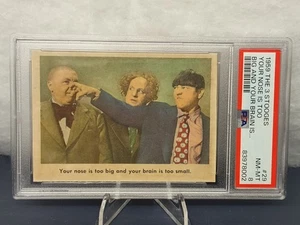 1959 Fleer The 3 Stooges Your nose is too big and brain is too small #29 PSA 8 - Picture 1 of 4