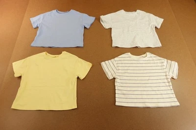 Paquete de 4 camisetas Next Baby talla 12-18 meses multicolor manga corta cuello redondo nuevas Foto 1 de 4