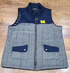 Neu Gameday Couture Weste Gr. 2XL Michigan Wolverines Steppjacke mit Reißverschluss - Bild 1 von 10