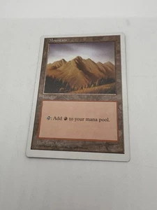 Magic The Gathering Mountain Fifth Edition Land Vintage Add To Your Mana Pool - Picture 1 of 10