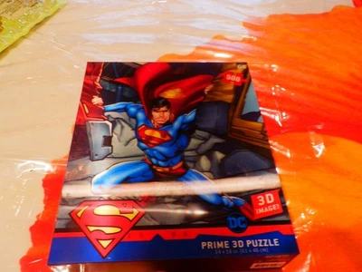 Lenticular Prime 3D 500 piece Puzzle DC Superman Strength  - Image 1 of 4