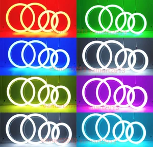 for BMW Z3 Z4 E85 E89 Headlight RGB halo ring multicolor LED angel eye Flash DRL - Picture 1 of 31