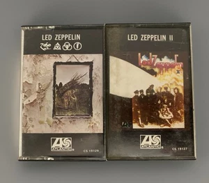 Lot Of 2 Vintage Led Zeppelin:Cassette Tapes - Tested Working - Picture 1 of 3