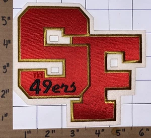 1 VINTAGE SAN FRANCISCO 49ERS NFL FOOTBALL LETTER NFL FOOTBALL PATCH - Picture 1 of 1
