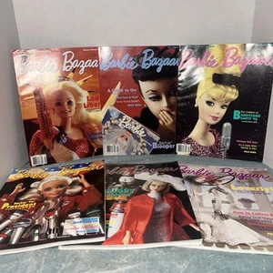 6 issues of 1996 Barbie Bazaar Magazine --Including Special Addition - Picture 1 of 14
