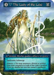 THE LADY OF THE LAKE Unique - SORCERY CONTESTED REALM: ARTHURIAN LEGENDS (2024) - Picture 1 of 1