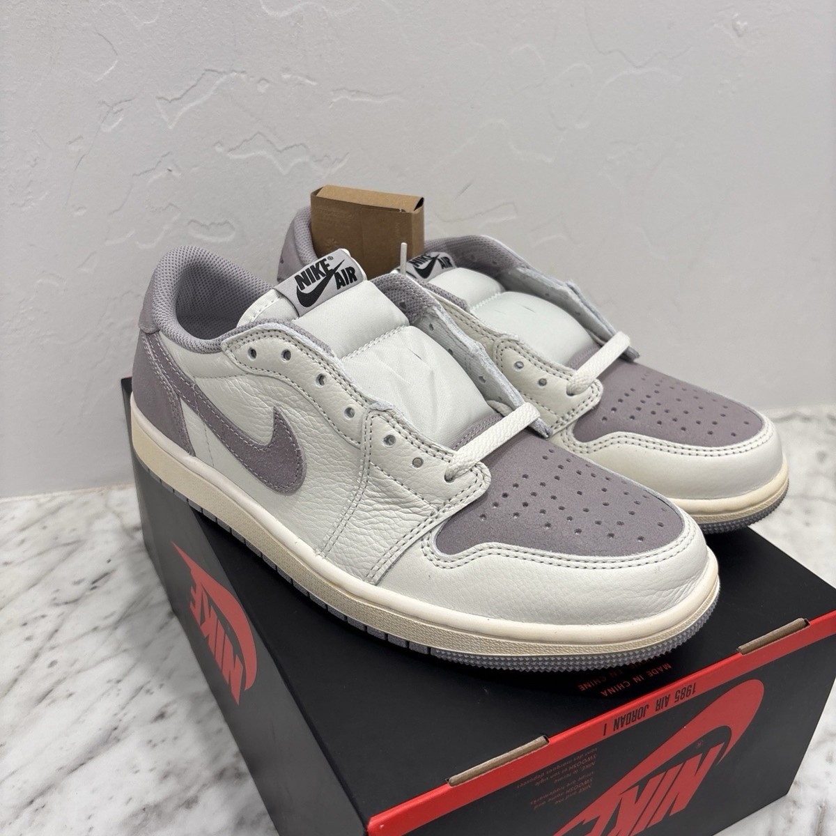 Jordan 1 Retro OG Low Atmosphere Grey | eBay Jordan 1 Retro OG Low Atmosphere Grey | eBay