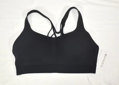 Новый с Ярлыками Athleta размер средний M D-DD черный идеальной формы Sports фитнес бюстгальтер #601675 - Изображение 1 из 3