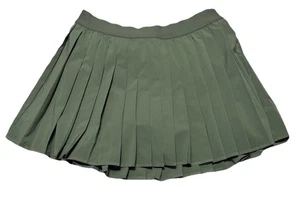 Lululemon hoch geschnittener plissierter Tennisrock grün grau Eukalyptus Damengröße 8 " - Bild 1 von 11