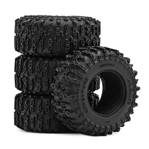 4PCS RC Crawler Car 1.3" Rubber Tires 64*26mm for 1/18 TRX4M SCX24 FMS Ascent-18 - Picture 1 of 5