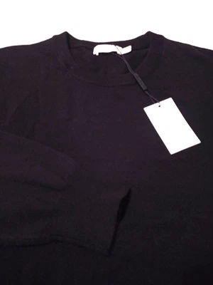 Suéter de manga larga SUITSUPPLY para hombre cuello redondo (M) delgado 100 % lana azul marino nuevo con etiquetas Foto 1 de 4