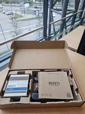 Teltonika RUTX11 Dual SIM, VPN, 4 x Gig.Eth, Wi-Fi, BT LE, Industrial CAT6 Router - Image 1 of 4