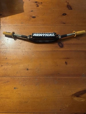 Renthal Twinwall Handlebar for Yamaha YZ/YZF 06+ - Black 921 Banshee 350 1 1/8” - Image 1 of 4