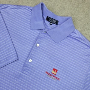 Quail Hollow Collection Poloshirt Herren M blau gestreift Wells Fargo Championship - Bild 1 von 8