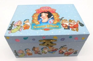 Vintage Schmid Disney Snow White and the Seven Dwarfs Musical Jewelry Box WORKS - Bild 1 von 9