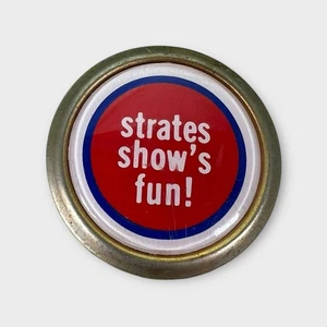 Vintage James E. Strates Shows Fun Button Halstuch Slide Pin Karneval - Bild 1 von 9