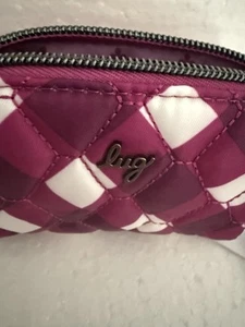 Lug Blimp Wristlet Pouch - Gingham Berry - NWT - Picture 1 of 3