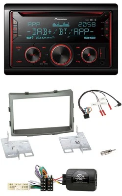 Pioneer 2DIN DAB Lenkrad Bluetooth USB CD Autoradio für SSangYong Rodius ab 2013 - Bild 1 von 4