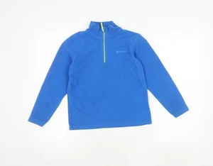 Mountain Warehouse Boys' Blue Fleece Sweatshirt 9-10Y - Picture 1 of 12