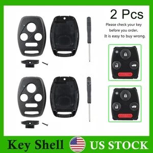 2 For 2009 2010 2011 2012 2013 2014 Honda Pilot -Remote Key Fob Shell Case Cover - Picture 1 of 10