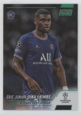 2021 Stadium Club Chrome UCL Green Refractor Eric-Junior Dina-Ebimbe Rookie RC - Image 1 of 2
