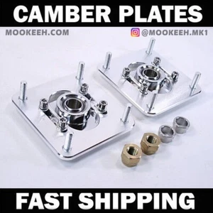 MK1 Mookeeh Performance Kit de Placas de Camber Ajustables 05-10 Mustang Para Coilovers - Imagen 1 de 11
