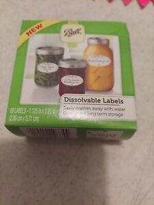 Ball  Dissolvable Canning Labels  60 pk