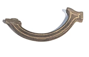 NEW-RAW BRASS CHANDELIER & SCONCE ARM. Mission style lamp part old stock - Picture 1 of 8