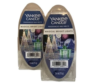 New Yankee Candle Magical Bright Lights Wax Melts 2.6 OZ. - Lot Of 2 Packages - Picture 1 of 3