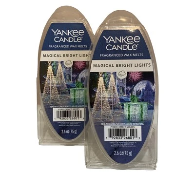 全新洋基蜡烛 神奇明亮灯 蜡熔化 2.6 盎司 -2 件装套装 — 第 1/3 张图片