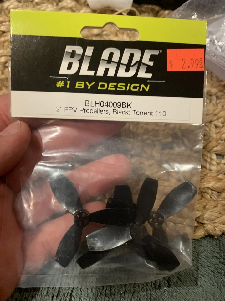 Blade 2" FPV Propellers Black (4) Torrent 110 - Image 1 of 3
