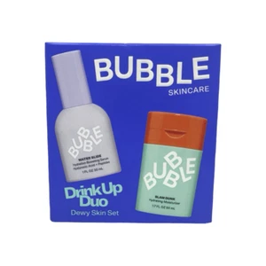 Bubble Skincare Drink Up Duo Dewy Skin Set 2 Products Water Slide Slam Dunk - Picture 1 of 3