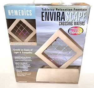Homedics EnviraScape Crossing Waters Tabletop Relaxation Fountain WFL-CRS - Picture 1 of 7