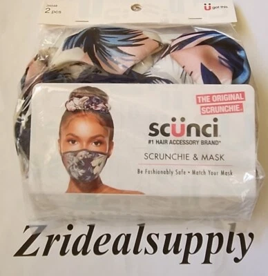 Scunci Hair Scrunchie & Face Mask 2 Piece Set # 34548 - Image 1 of 3