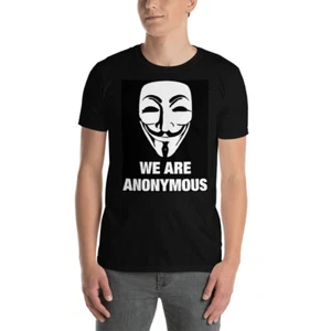 Anonymous Kurzarm Unisex T-Shirt Design #3 WE Are Anonymous - Bild 1 von 7