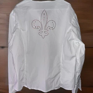 Camisa abotonada para mujer Mecca talla 3XL blanca - Imagen 1 de 10