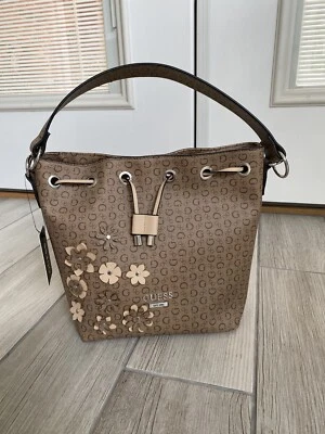 Nuevo Bolso Bandolera/Hombro Guess Floral/Flor Firma Logo Estilo: SV656329 Foto 1 de 4