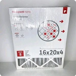 Honeywell Home MicroDefense AC Ofen Luftfilter 16 x 20 x 4 MERV 8 (1er Pack) - Bild 1 von 6