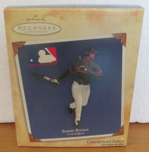 BARRY BONDS SAN FRANCISCO GIANTS Hallmark Handcrafted Action Figure Ornament - Picture 1 of 1