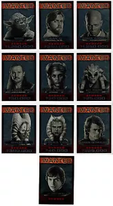 2015 Star Wars Chrome Perspectives Wanted: Jedi Hunt You Elige Termina Tu Set - Imagen 1 de 11